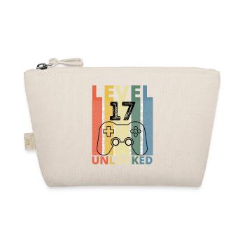 Niveau 17 Débloqué Funny Gamer Birthday dix-sept - Trousse biologique - nature - Devant