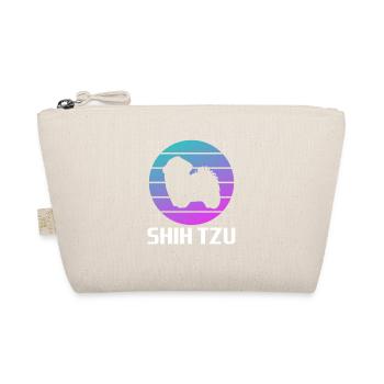 Retro Shih Tzu Dog Lover - Organic Pouch - nature - Front