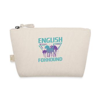 Amant de chien Foxhound anglais rétro - Trousse biologique - nature - Devant