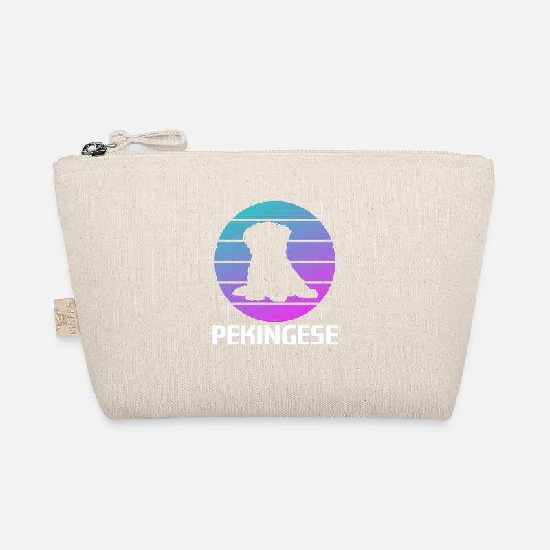 Rétro Pékinois Dog Lover Trousse biologique