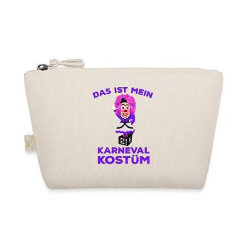 Fasching Kostüm Clown aus der Box Karneval - Bio-Täschchen - Natur - Vorne