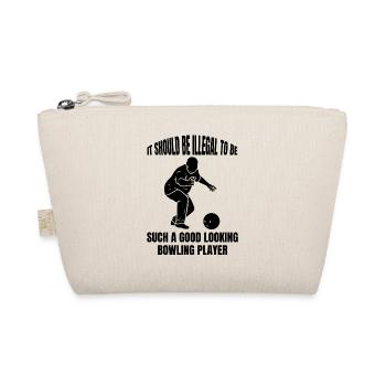 Bowling Bowling Kegel Bowler Gift Bowling ball - Organic Pouch - nature - Front