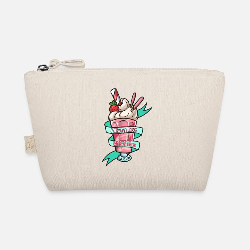 Milchshake Milchdrink Milch Geschenk Bio-Täschchen