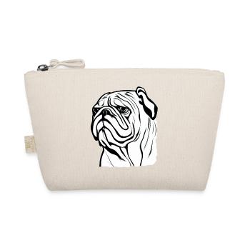 Bulldog french english dog pooch 11 - Organic Pouch - nature - Front