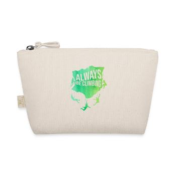 Always Be Climbing Rock Climbing Bouldering Climbe - Bio-Täschchen - Natur - Vorne
