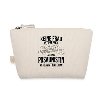 Posaune Posaunenspieler Posaunist - Bio-Täschchen - Natur - Vorne