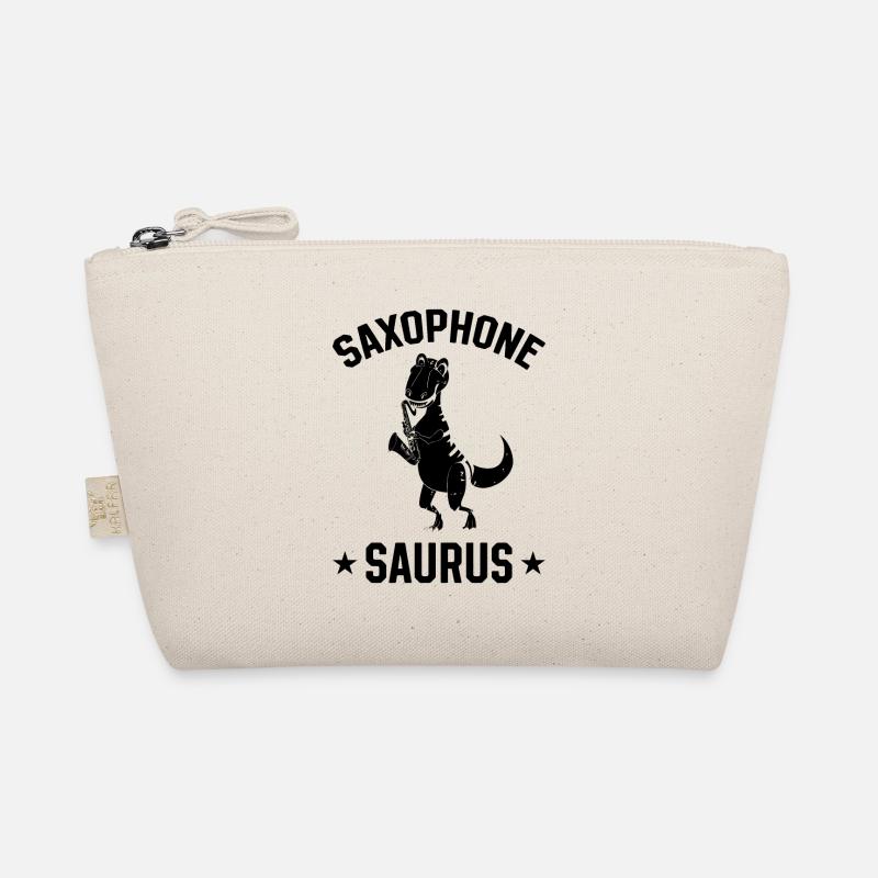 Saxophone Saurus Saxophone Player Dinosaur Sax Pla Bio-Täschchen
