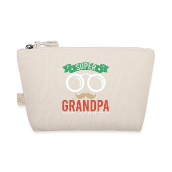 Opa, bester Großvater Super Opi, Nichte Enkel - Bio-Täschchen - Natur - Vorne