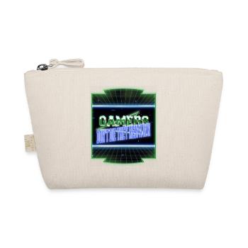 humor gift even left my gaming dice dice - Organic Pouch - nature - Front