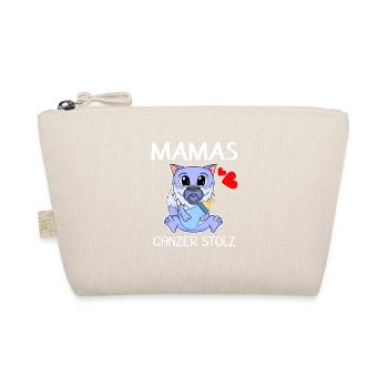 Baby Geburt Schwanger Babyspruch Sprüche - Bio-Täschchen - Natur - Vorne
