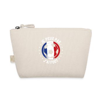 Je Peux Pas J'ai Foot Football Footballeur - Trousse biologique - nature - Devant