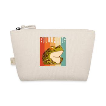 Bullfrog Frog Gift - Organic Pouch - nature - Front