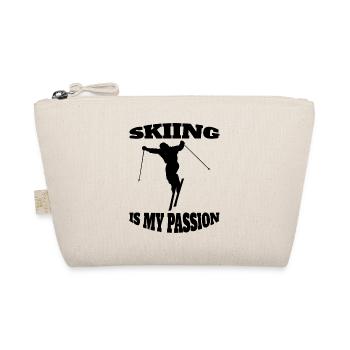 Skieurs Noël Sports d'hiver Ski Skis - Trousse biologique - nature - Devant