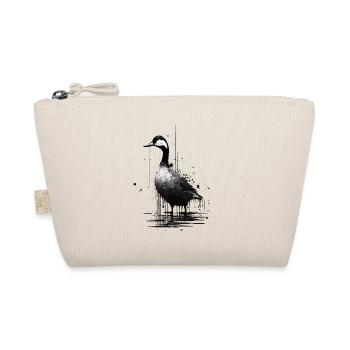 Goose Stencil Design Art - Organic Pouch - nature - Front
