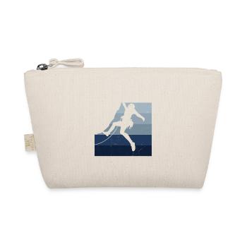 Retro Graphic Climbing Bouldering Rock Climber Mou - Bio-Täschchen - Natur - Vorne