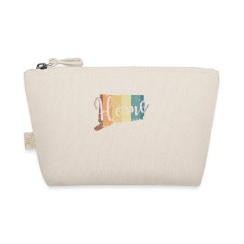 Connecticut Home Map Outline USA America - Organic Pouch - nature - Front