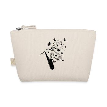 Saxophones Butterflies Saxophones Musician Saxophones - Organic Pouch - nature - Front