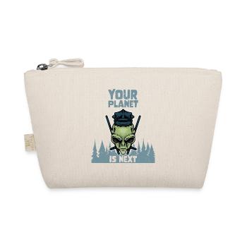 Alien Galaxy Space Lover Your Planet Is Next - Bio-Täschchen - Natur - Vorne