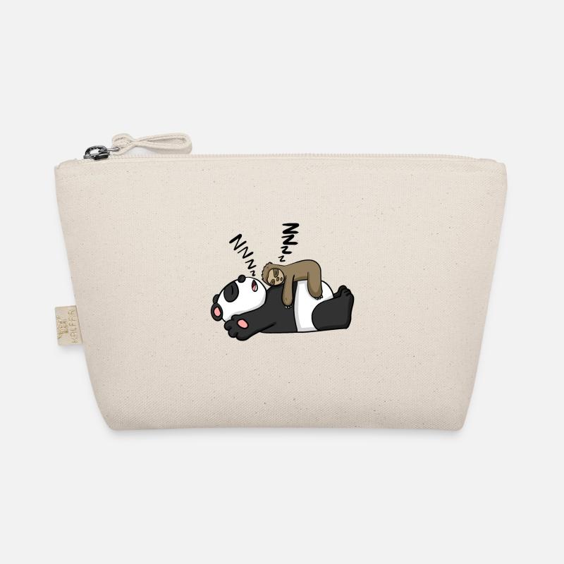 Faultier und Panda Bio-Täschchen