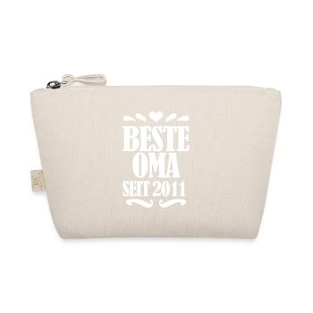 Beste Oma seit 2011 - Geschenk für die beste Oma - Bio-Täschchen - Natur - Vorne