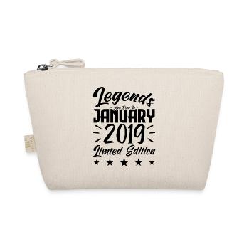 Naissance En Janvier 2019. Cadeau d'anniversaire. - Trousse biologique - nature - Devant