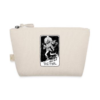 The Fool Skeleton With Dog Tarot Card - Bio-Täschchen - Natur - Vorne