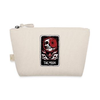 The Moon Blood Red Skeleton Skull Tarot Card - Bio-Täschchen - Natur - Vorne