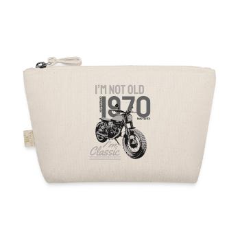 I'm Not Old I'm Classic. Biker Geburtstag 1970 - Bio-Täschchen - Natur - Vorne