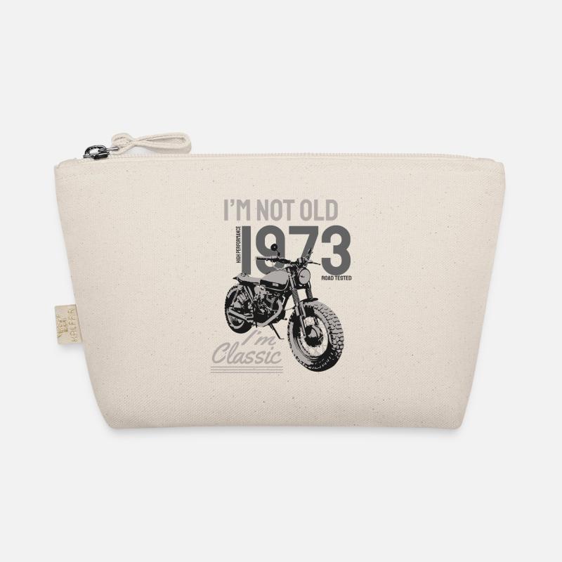 I'm Not Old I'm Classic. Biker birthday 1973 Organic Pouch