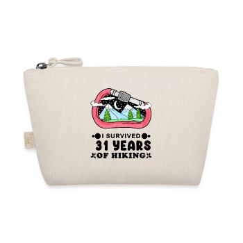 31st birthday hiker 31 years old mountain hiking - Organic Pouch - nature - Front
