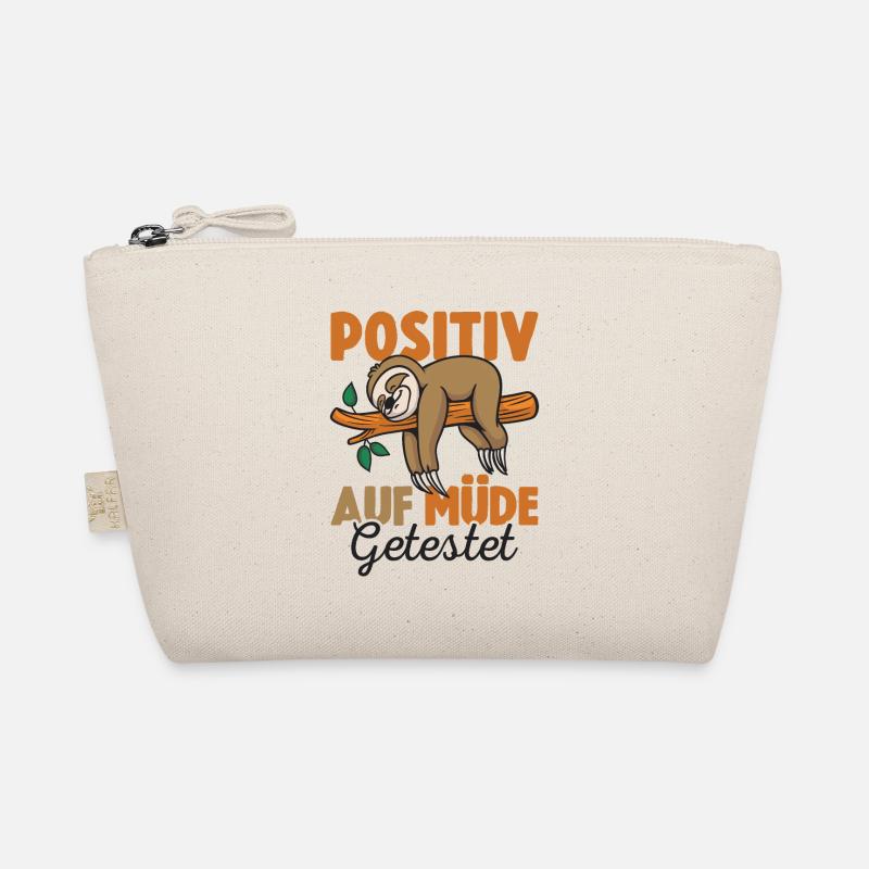 Sloth Auf Positiv Müde Tested Sleep Bio-Täschchen