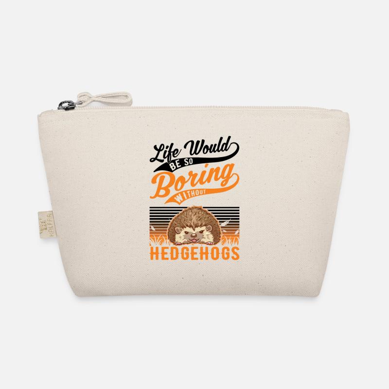 Hedgehog Gift Stacheligel Organic Pouch