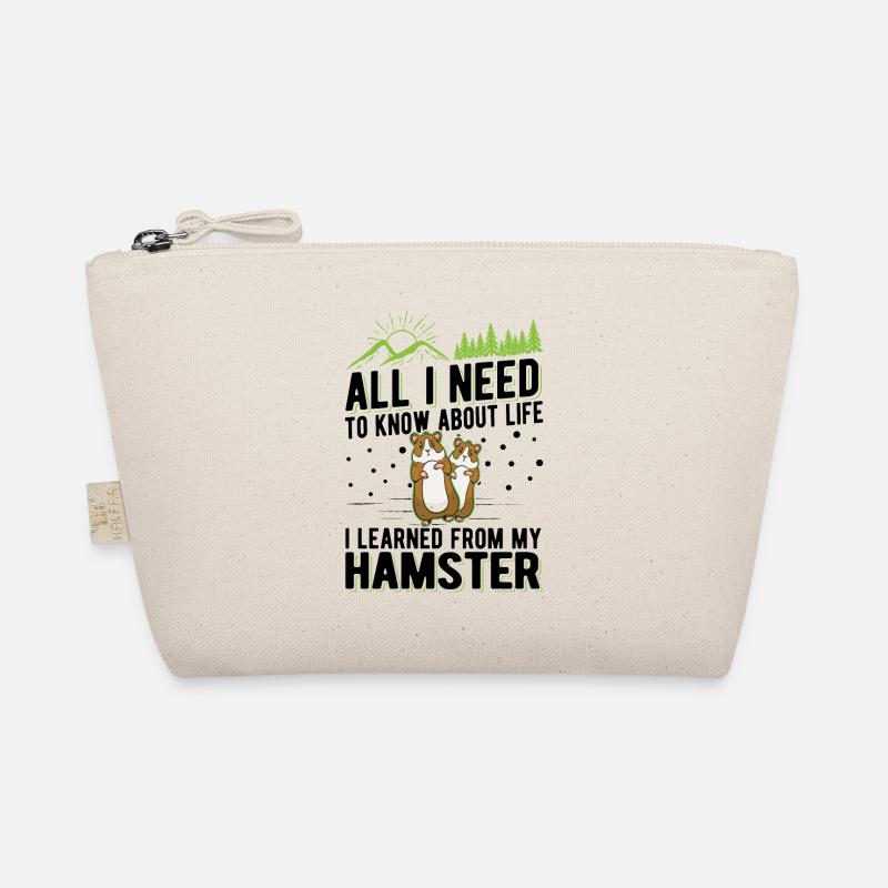 Hamster Gift Hamster Wheel Golden Hamster Organic Pouch