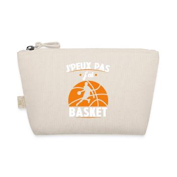 Je Peux Pas J ai Basket Cadeau Joueur De Basket - Trousse biologique - nature - Devant