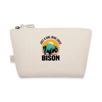 Buffalo Bison Ox Indian American - Organic Pouch - nature - Front
