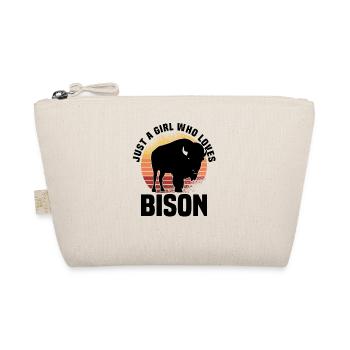 Buffalo Bison Ox Indian American - Organic Pouch - nature - Front