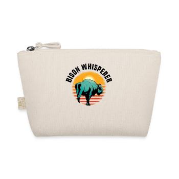 Buffalo Bison Ox Indian American - Organic Pouch - nature - Front