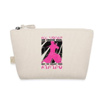 Aïkido Femmes Japon Taekwondo Karaté Arts Martiaux - Trousse biologique - nature - Devant
