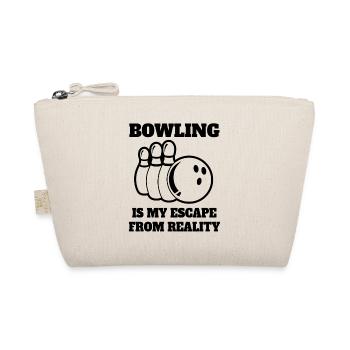 Bowling Skittle Cadeau Bowling Ball Bowler Quilles - Trousse biologique - nature - Devant