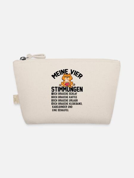 Meine Vier Stimmungen - Bio-Täschchen - Natur - Vorne