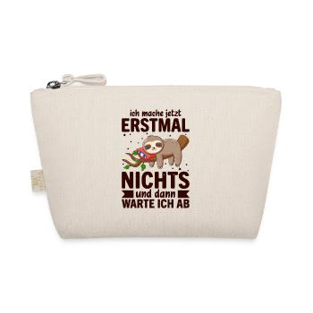 Ich Mach Jetzt Erstmal Nichts - Bio-Täschchen - Natur - Vorne