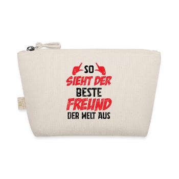 So Sieht Der Beste Freund Der Welt Aus - Bio-Täschchen - Natur - Vorne