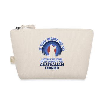 Sprechen Sie Über Den Hund Australian Terrier - Bio-Täschchen - Natur - Vorne