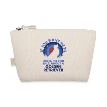 Talk about dog Golden Retriever - Organic Pouch - nature - Front