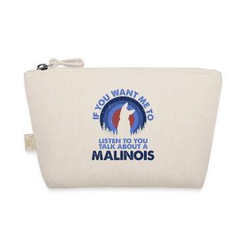 Talk About Dog Malinois - Organic Pouch - nature - Front