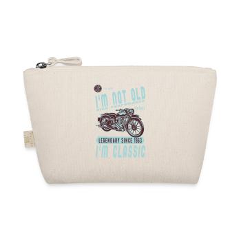 I'm Not Old I'm Classic. Biker Geburtstag 1963 - Bio-Täschchen - Natur - Vorne