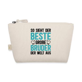 So Sieht Der Beste Große Bruder Der Welt Aus - Bio-Täschchen - Natur - Vorne