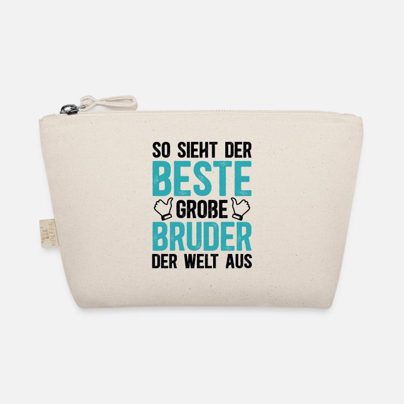 So Sieht Der Beste Große Bruder Der Welt Aus - Bio-Täschchen - Natur