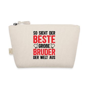 So Sieht Der Beste Große Bruder Der Welt Aus - Bio-Täschchen - Natur - Vorne