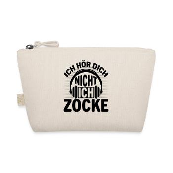Ich Hör Dich Nicht Ich Zocke - Bio-Täschchen - Natur - Vorne
